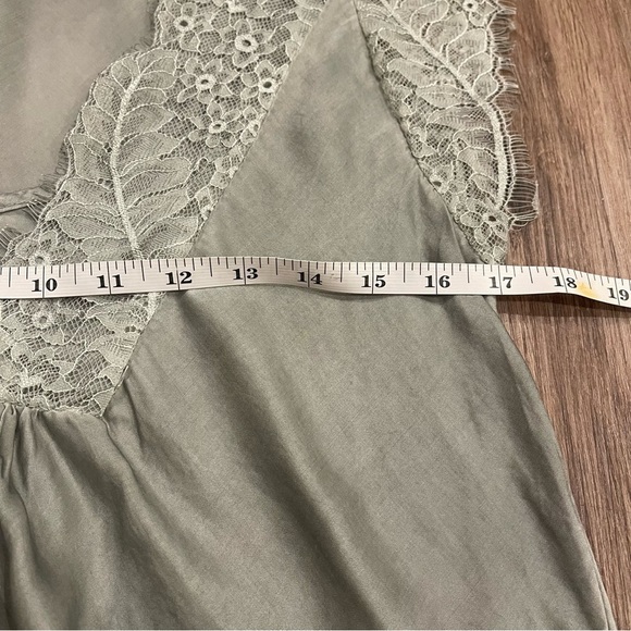 Unbranded Satin Lace Blouse Women’s Small Grey Cami Romantic Fairy Made In Italy - Picture 7 of 9